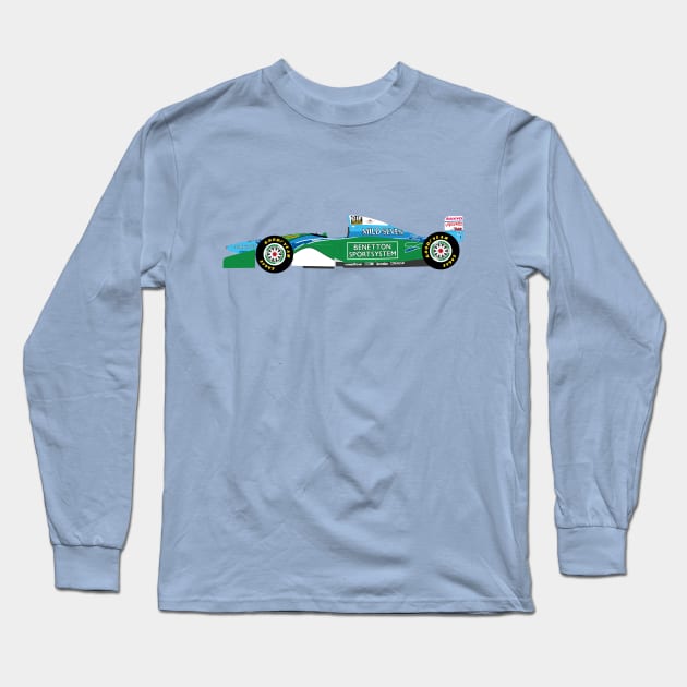 Benetton B194 Long Sleeve T-Shirt by s.elaaboudi@gmail.com